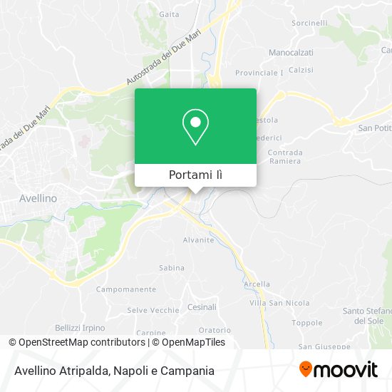 Mappa Avellino Atripalda