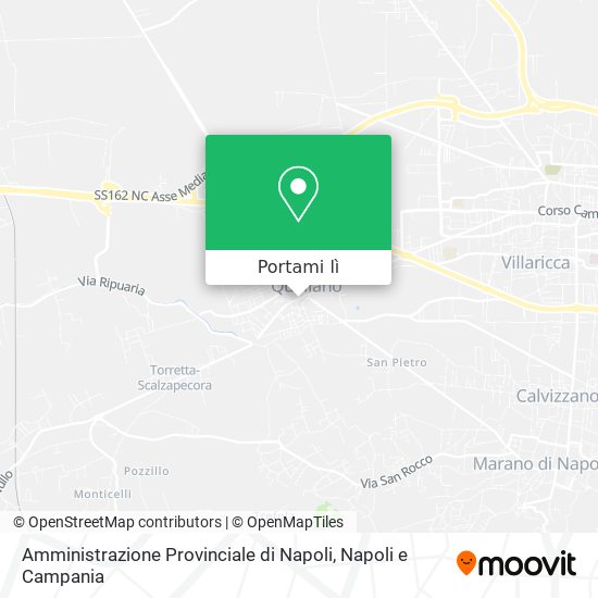 Mappa Amministrazione Provinciale di Napoli