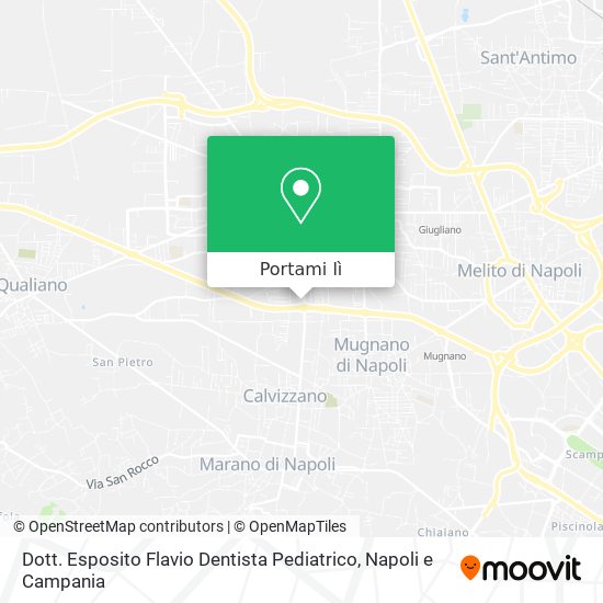 Mappa Dott. Esposito Flavio Dentista Pediatrico