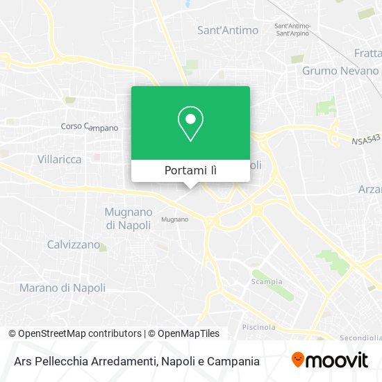 Mappa Ars Pellecchia Arredamenti