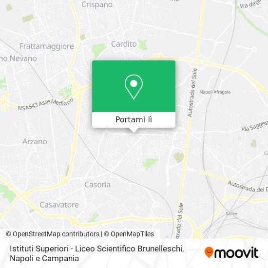 Mappa Istituti Superiori - Liceo Scientifico Brunelleschi