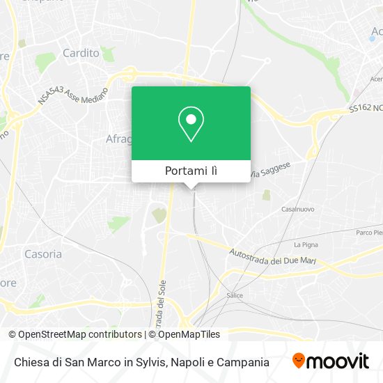 Mappa Chiesa di San Marco in Sylvis