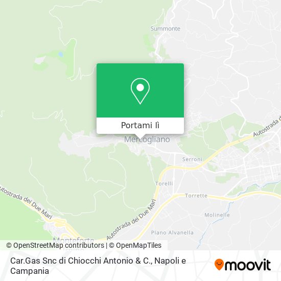 Mappa Car.Gas Snc di Chiocchi Antonio & C.