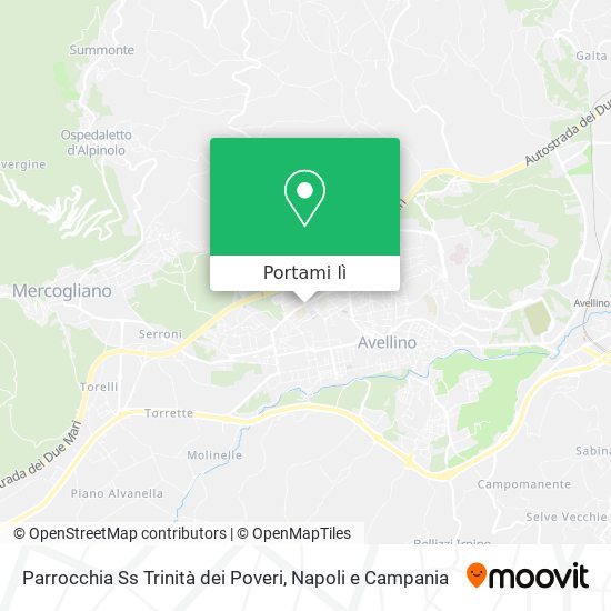 Mappa Parrocchia Ss Trinità dei Poveri