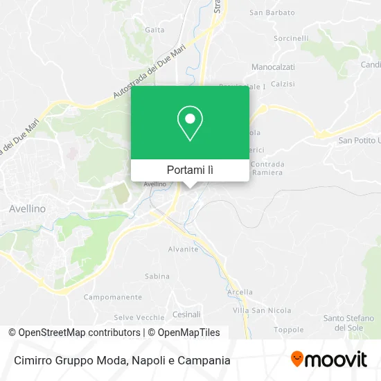 Mappa Cimirro Gruppo Moda