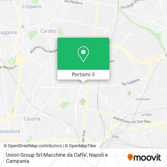 Mappa Union Group Srl-Macchine da Caffe’