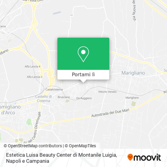 Mappa Estetica Luisa Beauty Center di Montanile Luigia