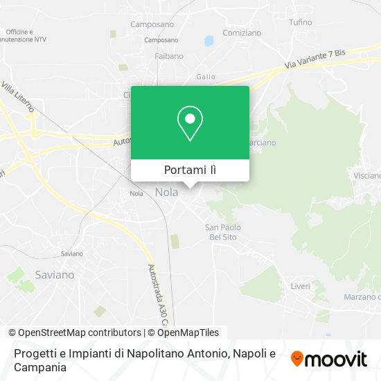 Mappa Progetti e Impianti di Napolitano Antonio