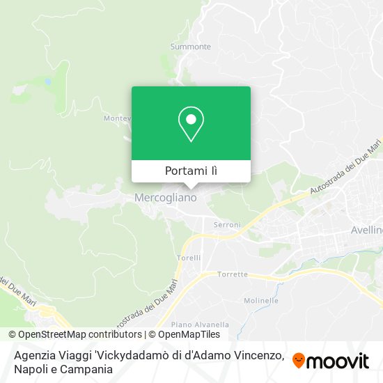 Mappa Agenzia Viaggi 'Vickydadamò di d'Adamo Vincenzo