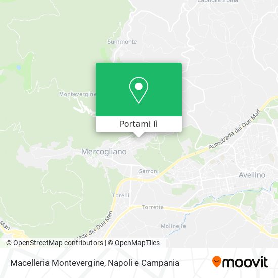 Mappa Macelleria Montevergine