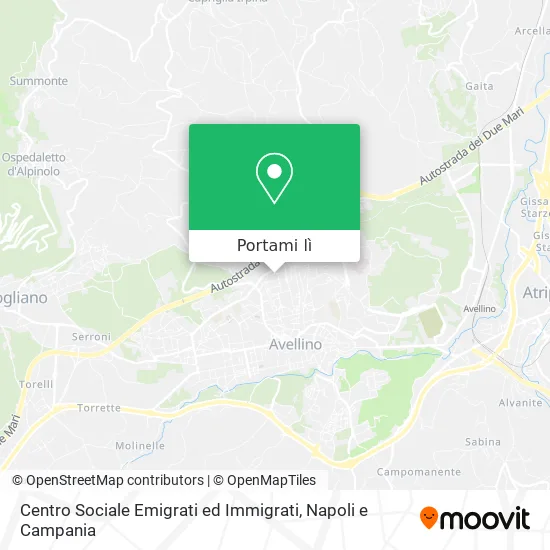Mappa Centro Sociale Emigrati ed Immigrati