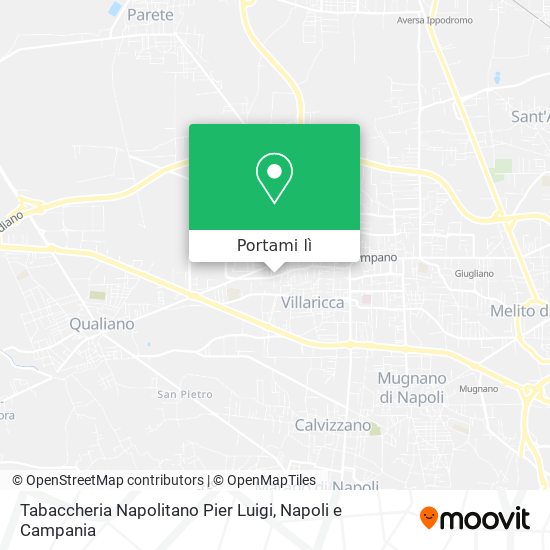 Mappa Tabaccheria Napolitano Pier Luigi