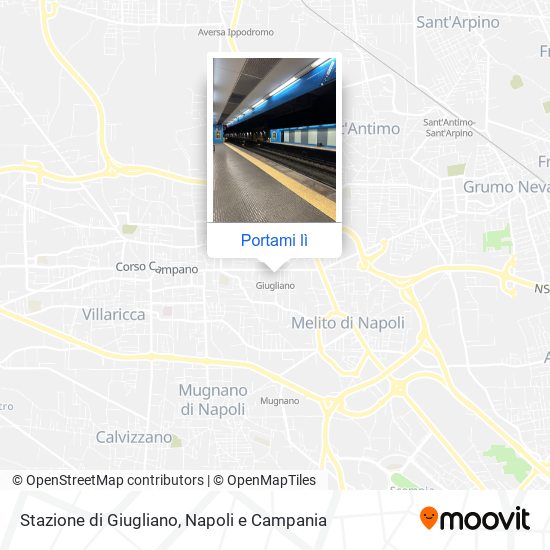 Mappa Stazione di Giugliano