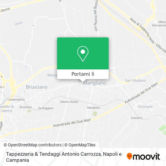 Mappa Tappezzeria & Tendaggi Antonio Carrozza