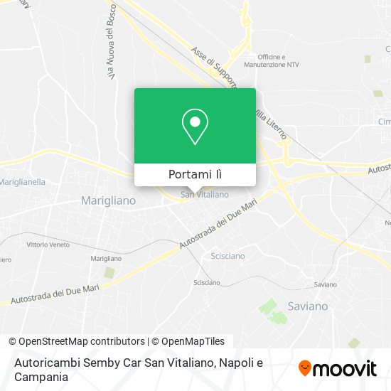 Mappa Autoricambi Semby Car San Vitaliano