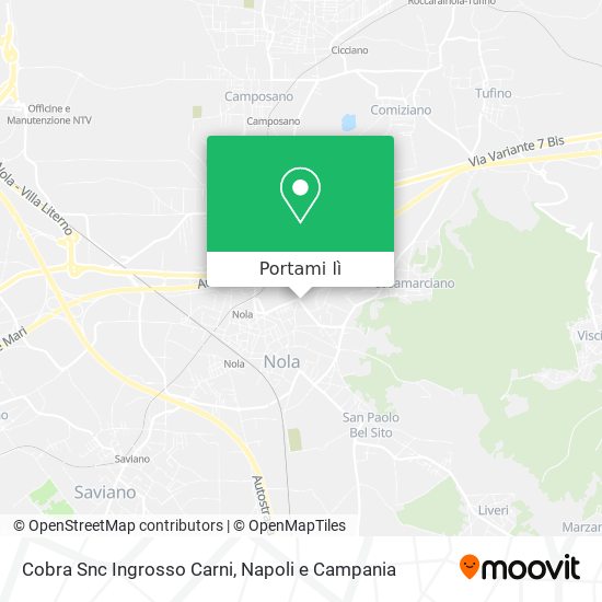 Mappa Cobra Snc Ingrosso Carni