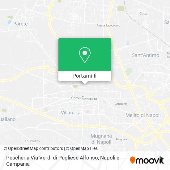 Mappa Pescheria Via Verdi di Pugliese Alfonso