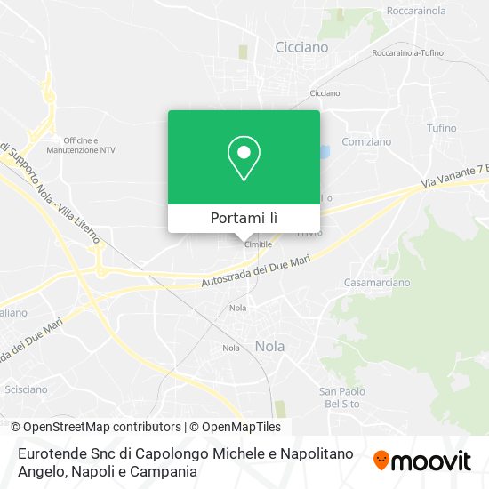 Mappa Eurotende Snc di Capolongo Michele e Napolitano Angelo