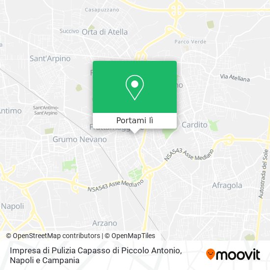 Mappa Impresa di Pulizia Capasso di Piccolo Antonio