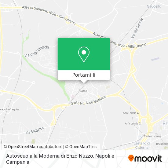 Mappa Autoscuola la Moderna di Enzo Nuzzo