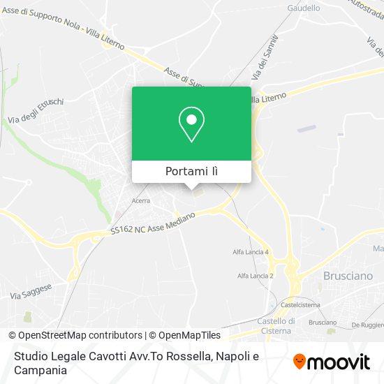 Mappa Studio Legale Cavotti Avv.To Rossella