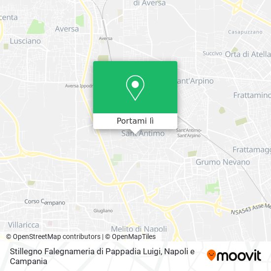 Mappa Stillegno Falegnameria di Pappadia Luigi
