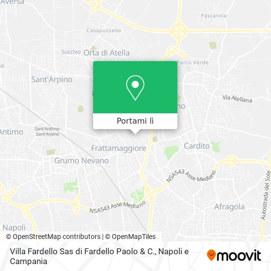 Mappa Villa Fardello Sas di Fardello Paolo & C.