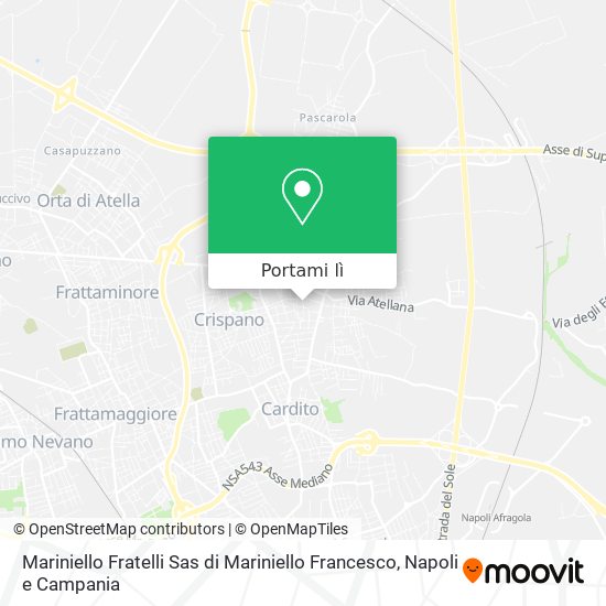 Mappa Mariniello Fratelli Sas di Mariniello Francesco