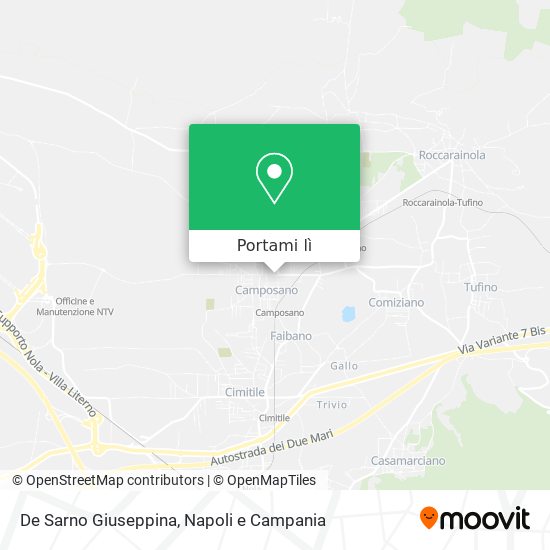 Mappa De Sarno Giuseppina