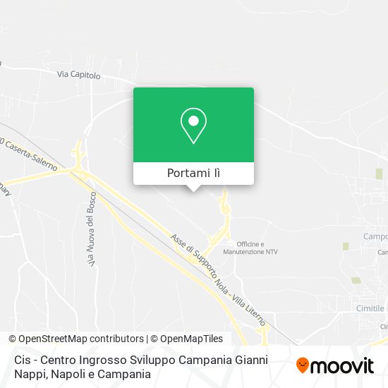 Mappa Cis - Centro Ingrosso Sviluppo Campania Gianni Nappi