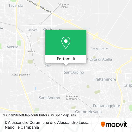 Mappa D'Alessandro Ceramiche di d'Alessandro Lucia
