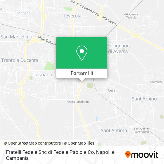 Mappa Fratelli Fedele Snc di Fedele Paolo e Co