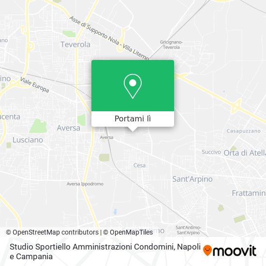 Mappa Studio Sportiello Amministrazioni Condomini