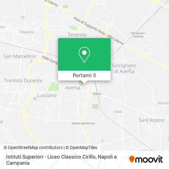 Mappa Istituti Superiori - Liceo Classico Cirillo