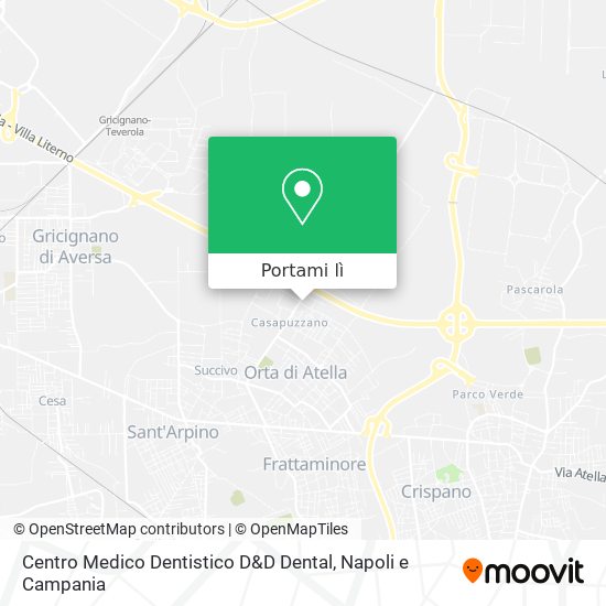 Mappa Centro Medico Dentistico D&D Dental