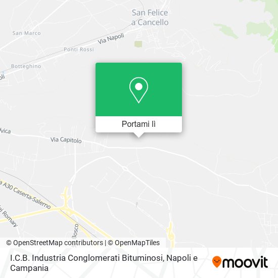 Mappa I.C.B. Industria Conglomerati Bituminosi