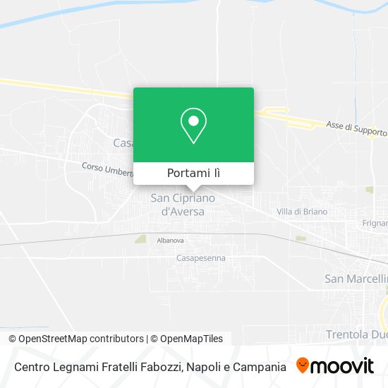 Mappa Centro Legnami Fratelli Fabozzi