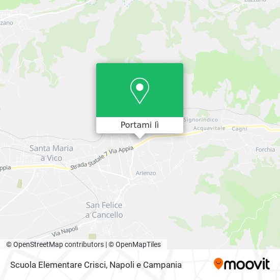 Mappa Scuola Elementare Crisci