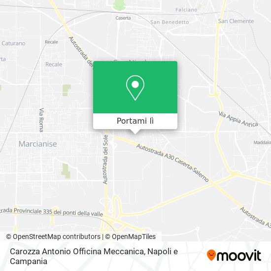 Mappa Carozza Antonio Officina Meccanica