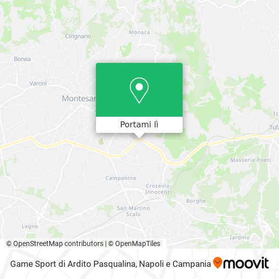 Mappa Game Sport di Ardito Pasqualina