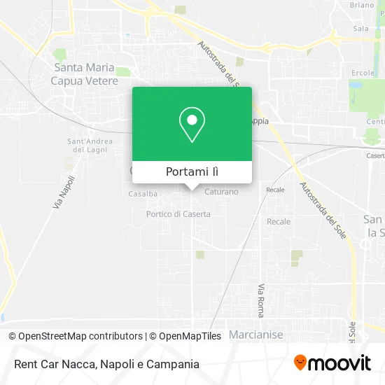 Mappa Rent Car Nacca