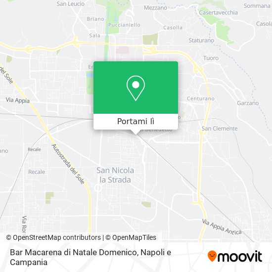 Mappa Bar Macarena di Natale Domenico