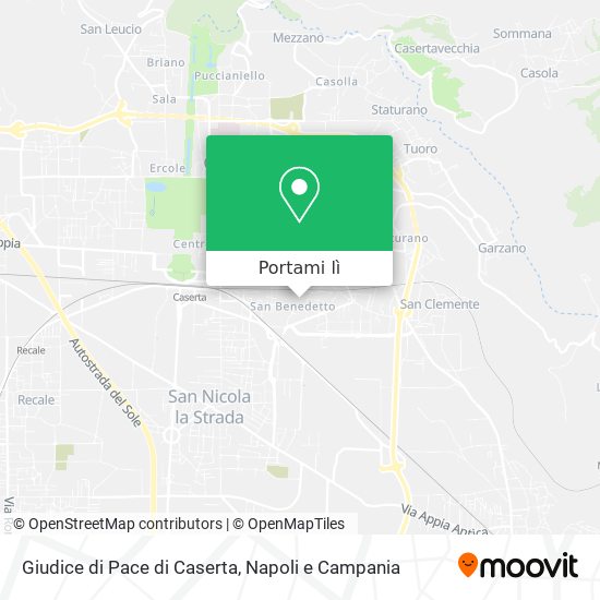 Mappa Giudice di Pace di Caserta