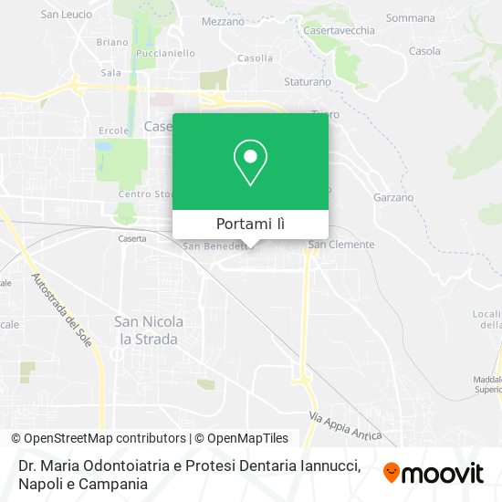 Mappa Dr. Maria Odontoiatria e Protesi Dentaria Iannucci