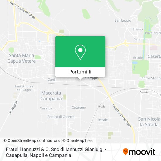 Mappa Fratelli Iannuzzi & C. Snc di Iannuzzi Gianluigi - Casapulla