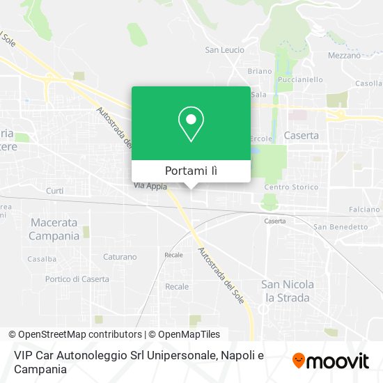 Mappa VIP Car Autonoleggio Srl Unipersonale