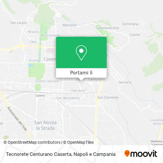 Mappa Tecnorete Centurano Caserta