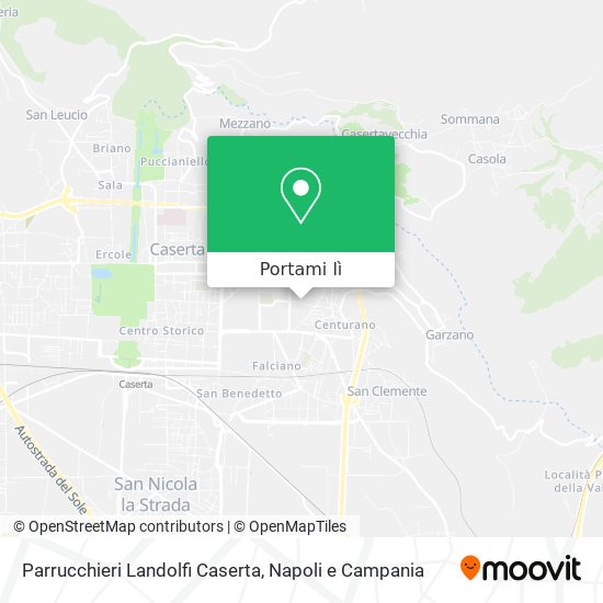 Mappa Parrucchieri Landolfi Caserta
