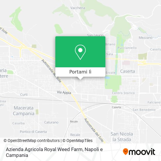 Mappa Azienda Agricola Royal Weed Farm