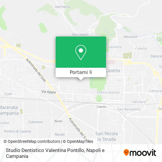 Mappa Studio Dentistico Valentina Pontillo